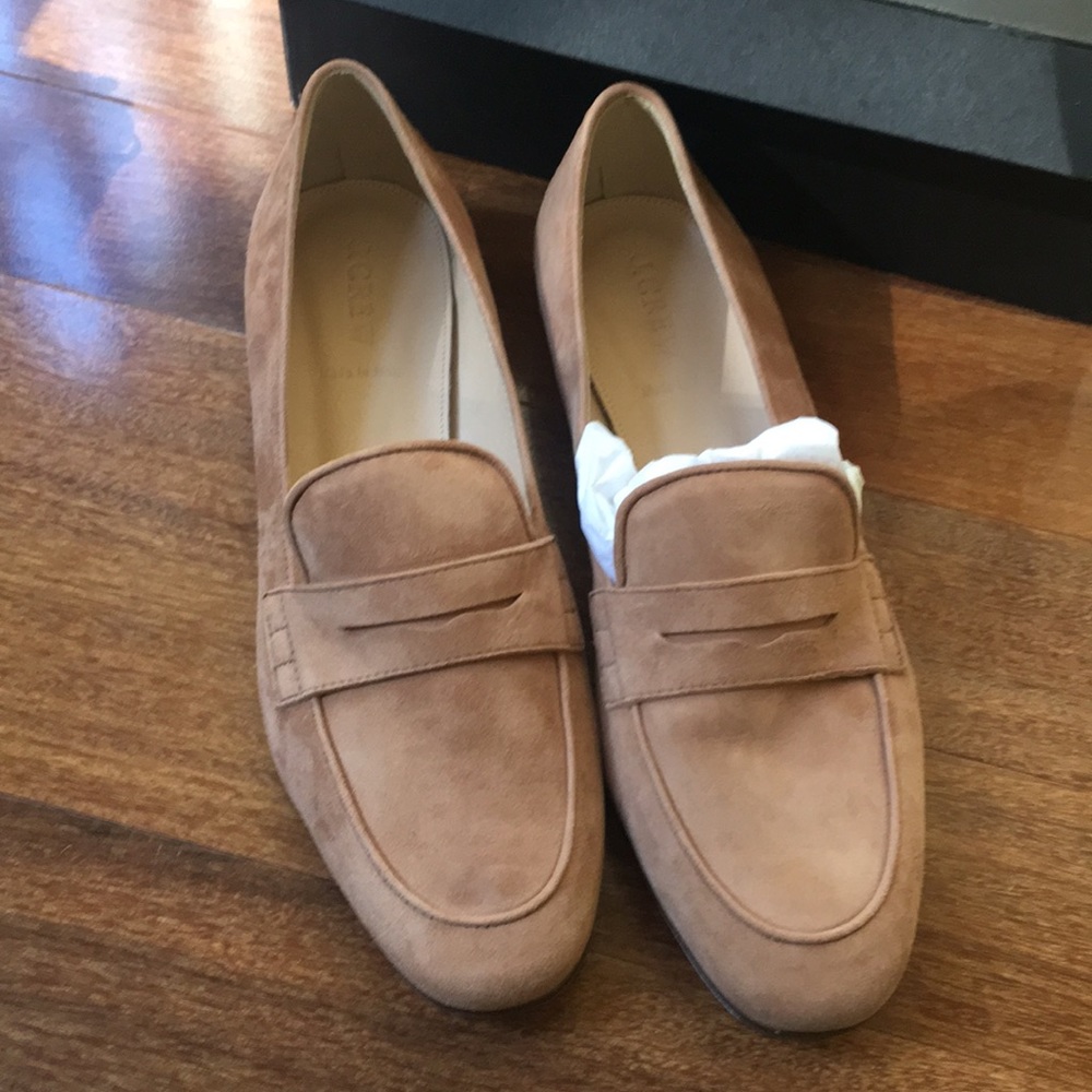 J.Crew Suede Loafers New